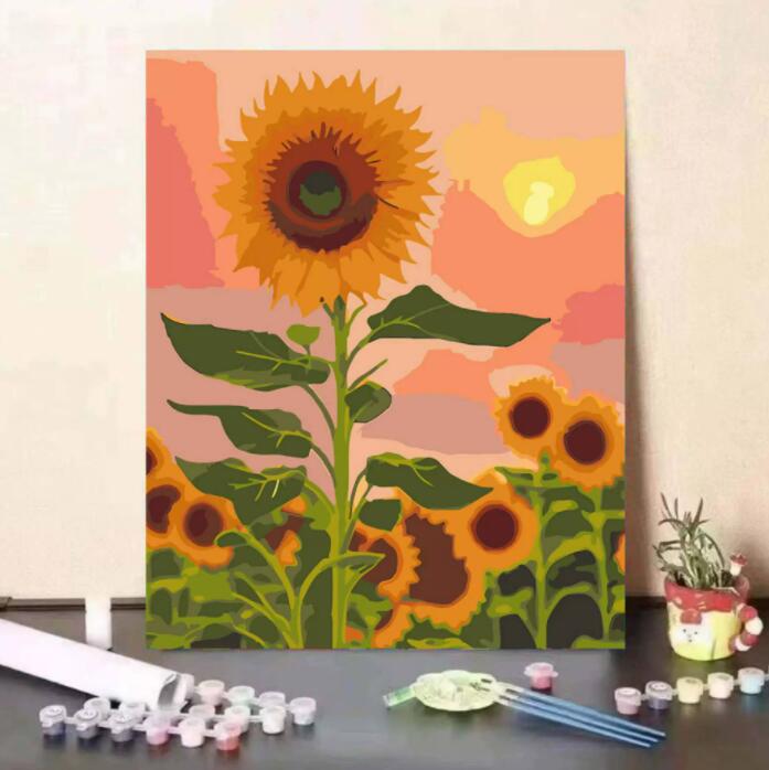 油絵 絵画 母の日 父の日 40*50cm インテリア 油絵 セット 油絵風 壁掛け 美術品 数字 塗り絵 大人の 塗り絵 塗り絵 キット セット 風景画 DI...