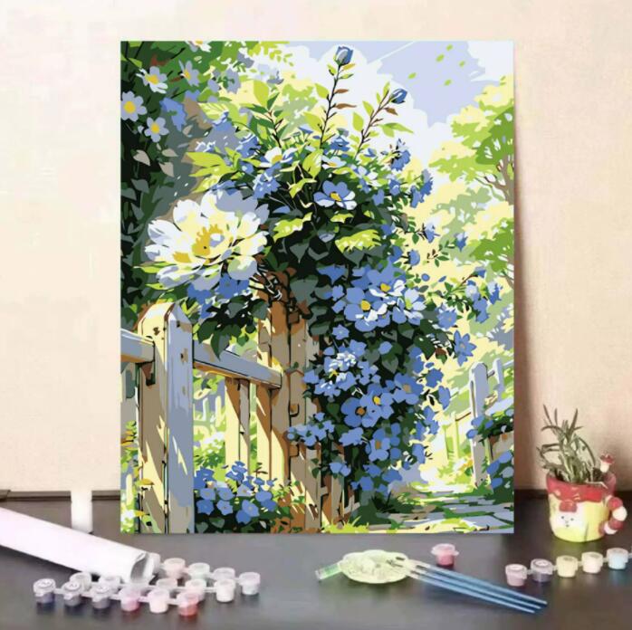 油絵 絵画 母の日 父の日 40*50cm インテリア 油絵 セット 油絵風 壁掛け 美術品 数字 塗り絵 大人の 塗り絵 塗り絵 キット セット 風景画 DI...