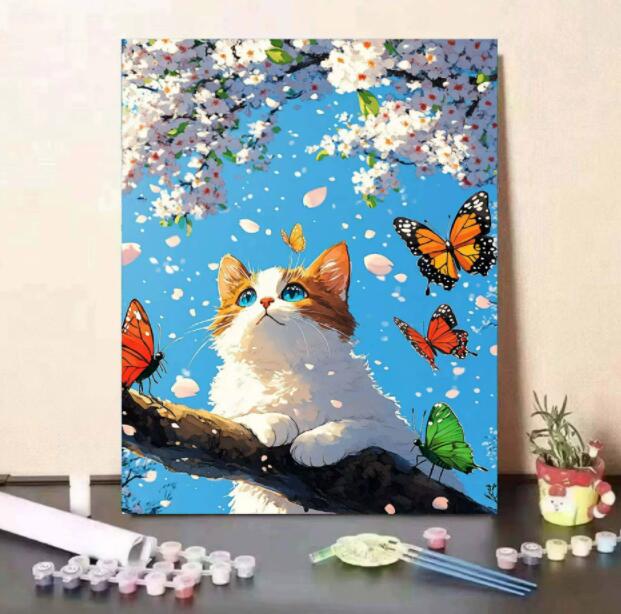 10%クーポン発行中!母の日 父の日 油絵 絵画 インテリア 油絵 セット 油絵風 壁掛け 美術品 数字 塗り絵 大人の 塗り絵 風景画 猫 DIY絵 キャンバ...