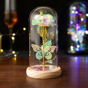 プリザーブドフラワー プレゼント LED付き ギフトボックス付き ソープフラワー 造花 インテリア 枯れない花 女性 敬老の日 父親 母親 喜寿の祝い 母の日 ...
