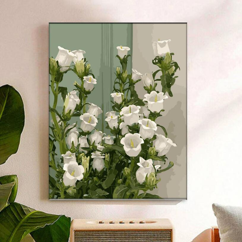 【10%OFFクーポン配布中 】 数字油絵 絵画 母の日 父の日 40*50cm インテリア 油絵 セット 油絵風 壁掛け 数字 塗り絵 塗り絵 キット セット...