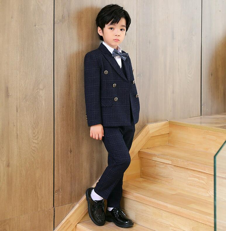 Rakuten - 子供 スーツ 男の子 スーツ 卒業式 男の子 スーツ フォーマル 入学式 卒園式 キッズスーツ 七五三 子供服 長袖 キッズ スーツ一式 フォーマルウェア セットアップ シャツ付き 卒園式 スーツ 入園 小学生 タキシード 結婚式 発表会