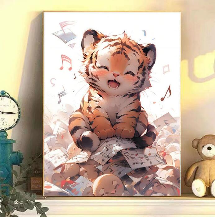 【10%OFFクーポン配布中 】 数字油絵 絵画 母の日 父の日 40*50cm インテリア 油絵 セット 油絵風 壁掛け 数字 塗り絵 塗り絵 キット セット...