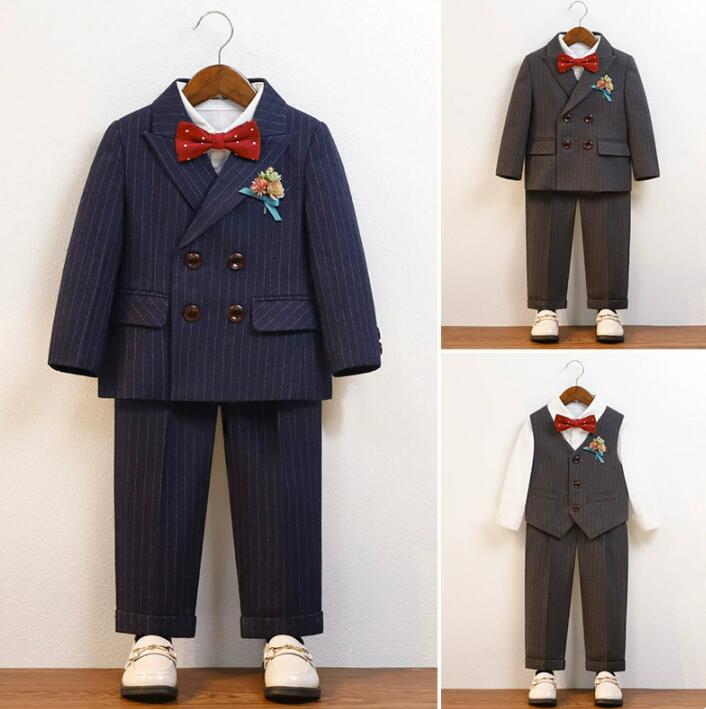 Rakuten - 子供 スーツ 男の子 スーツ 卒業式 男の子 スーツ フォーマル 入学式 卒園式 キッズスーツ 七五三 子供服 長袖 キッズ スーツ一式 フォーマルウェア セットアップ シャツ付き 卒園式 スーツ 男の子 入園 大きいサイズ 小学生 タキシード 結婚式 発表会