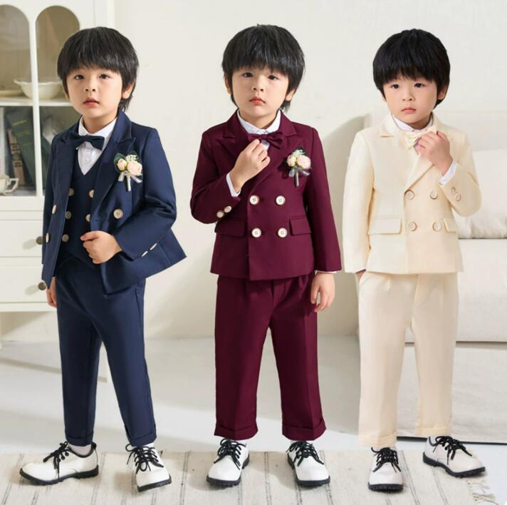 Rakuten - 子供 スーツ 男の子 スーツ 卒業式 男の子 スーツ フォーマル 入学式 卒園式 キッズスーツ 七五三 子供服 長袖 キッズ スーツ一式 フォーマルウェア セットアップ シャツ付き 卒園式 スーツ 男の子 入園 大きいサイズ 小学生 タキシード 結婚式 発表会