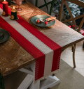 テーブルランナー クリスマス テーブルランナー 北欧 テーブルランナー 赤 フリンジ飾り ト テーブルフラグ 食卓ランナー 食卓飾り 中央 クロス テーブルセン...