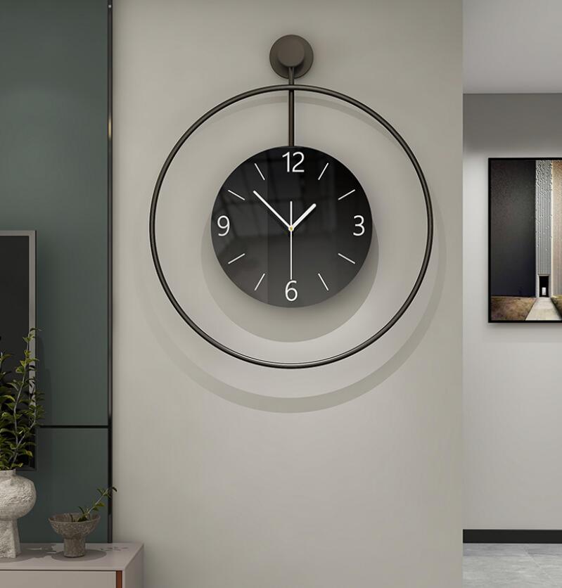 送料無料 壁掛け時計 おしゃれ オシャレ 静音 北欧モダン 特大 時計 掛け時計 壁掛け 見やすい 長時間航続 かわいい 円形 キャンパスウォールクロック アラビア数字 装飾品 部屋飾り インテリア 寝室 子供部屋60*70CM