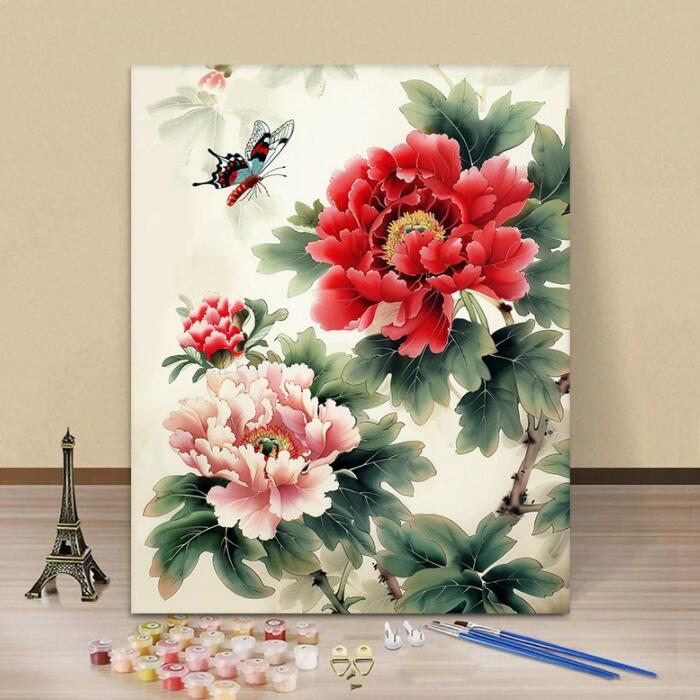 油絵 絵画 インテリア 油絵 セット 油絵風 壁掛け 美術品 数字 塗り絵 大人の 塗り絵 塗り絵 キット セット 風景画 DIY絵 キャンバス 油絵の具 プレ...