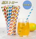 【送料無料】 紙ストロー ストロー 使い捨て ペーパーストロー 業務用 紙ストロー 家庭用 1000本入 送料無料 可愛い カラフル DIY パピエストロー 衛生的 長持ち ジュース カクテル スムージー パーティー 誕生日 ブライダル/ベビーシャワー お祝い用品 ストライプ