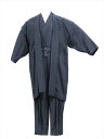 着物スーツ「門」(G-7) 黒地・正絹・一杢・Мサイズ