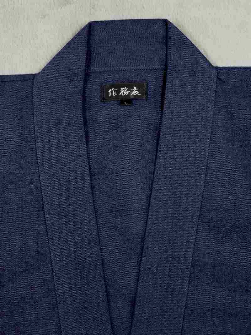 作務衣　Lサイズ　 sm-14 ・紺地