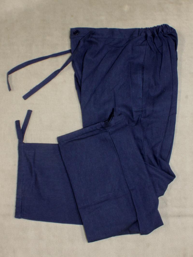 作務衣　Lサイズ　 sm-14 ・紺地