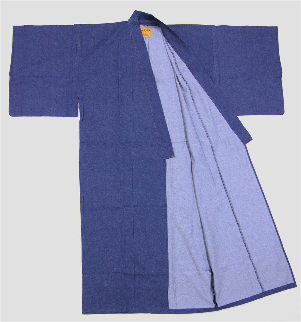 メンズ着物　Lサイズ 紺地・デニム・sk-52