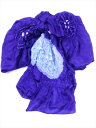 子供 浴衣 帯(3.2m)・No.24 紺紫地・ブルー絞り