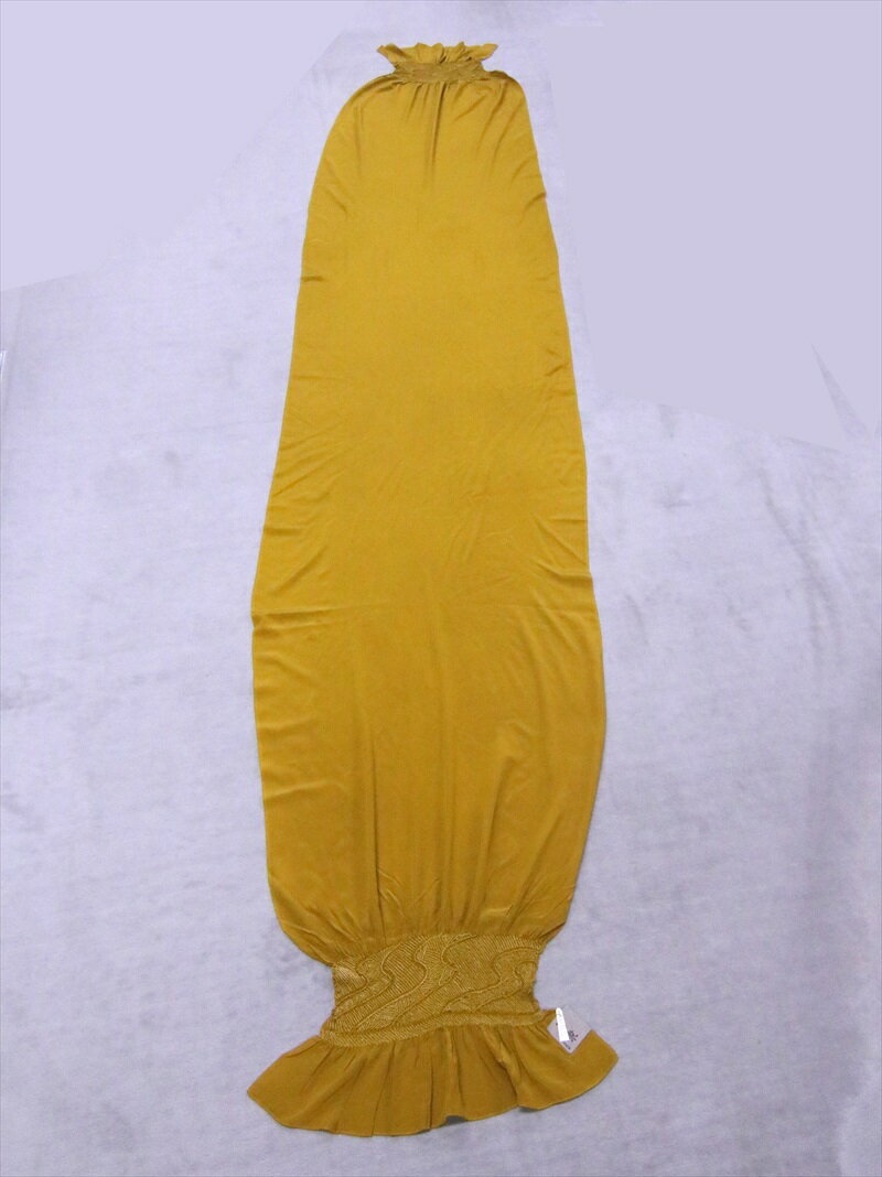 メンズ兵児帯　No.302　 黄金地・流水柄