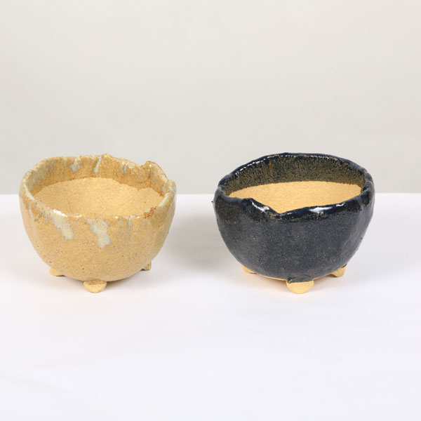 鉢：盆栽鉢　相馬焼（中）*資材