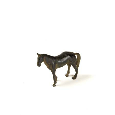 添景：銅製漆塗り　馬*資材