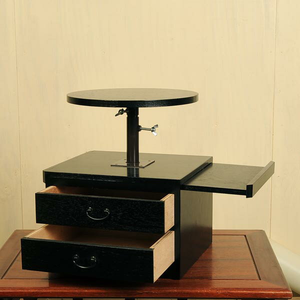 小品用　手入れ作業台（引き出し付き）