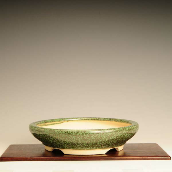 鉢：瀬戸焼丸鉄鉢　31.5cm*資材