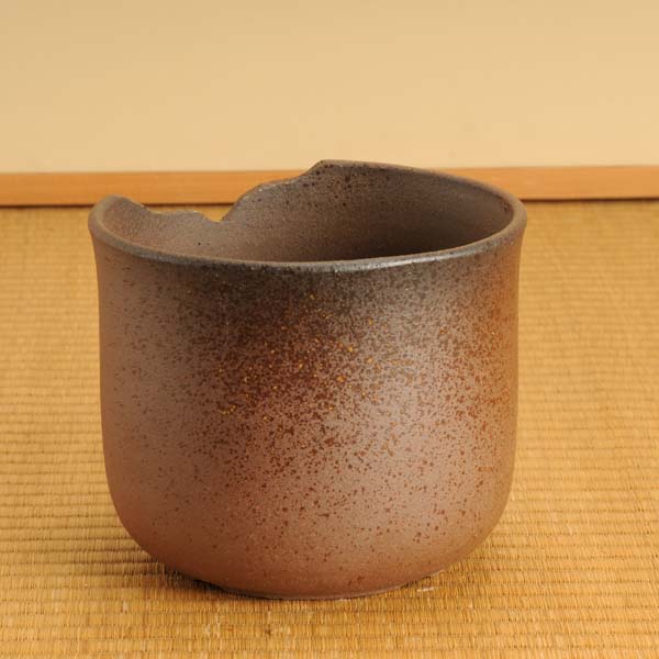 鉢：瀬戸焼ちぎり鉢　17.3cm*資材