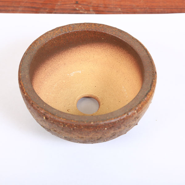 鉢:信楽焼岩石梅鉢 4.5号*資材の紹介画像2