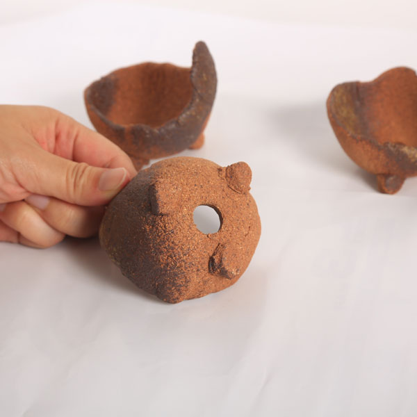 鉢:信楽焼くらま鉢 鉢径 約7cm*資材の紹介画像3