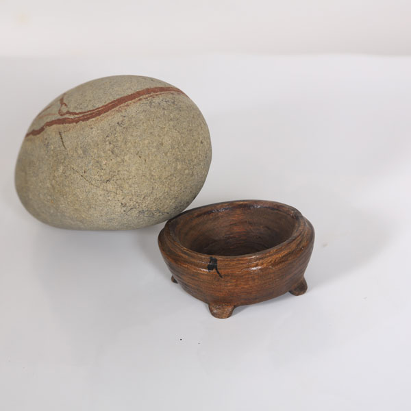 水石：沙流川石【現品】*資材