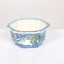現代小鉢:祥石(二代目)ゆうき 輪花鉢 13.3cm【現】*資材
