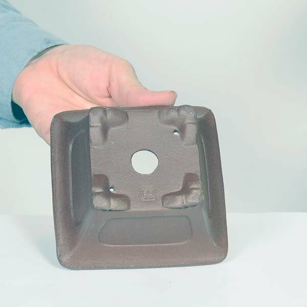 現代小鉢：柴勝　正方鉢　11.9cm【現品】*資材