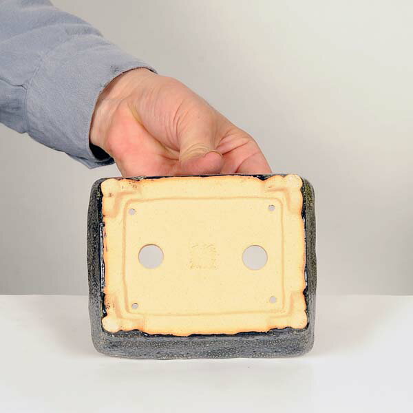 現代小鉢：重兵衛　長方鉢　13.4cm【現】*資材