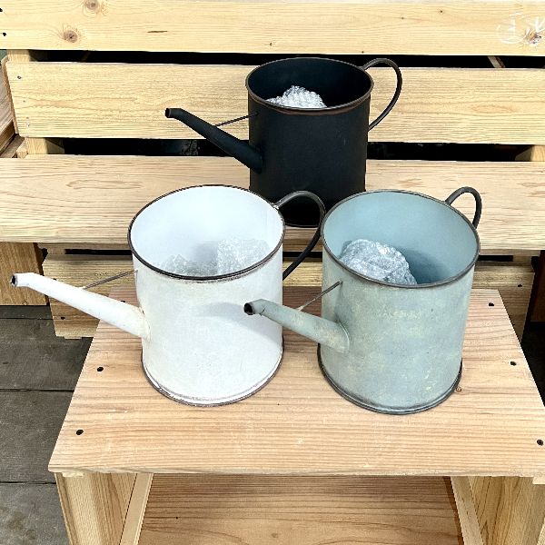 おしゃれ　雑貨　置物　インテリア　オブジェ　ディスプレイ　プランター：プラーントジョーロ*カラー..