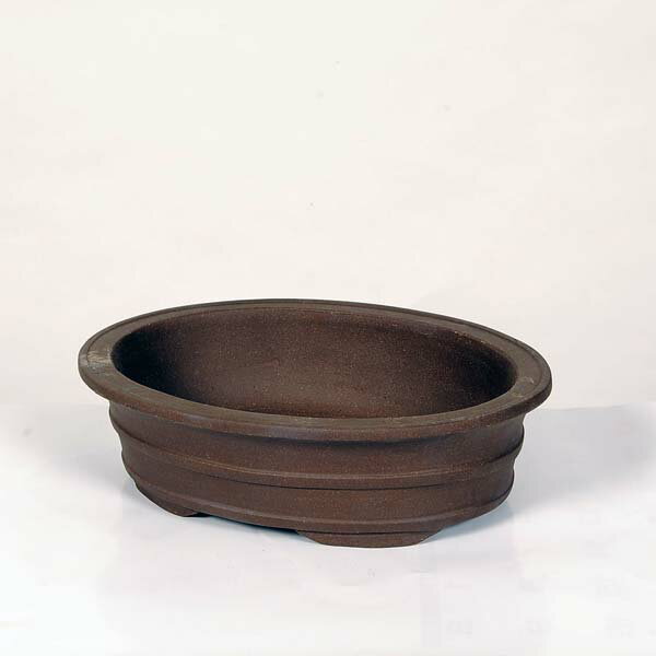 特価：中国製小判反形中帯鉢　9号*資材