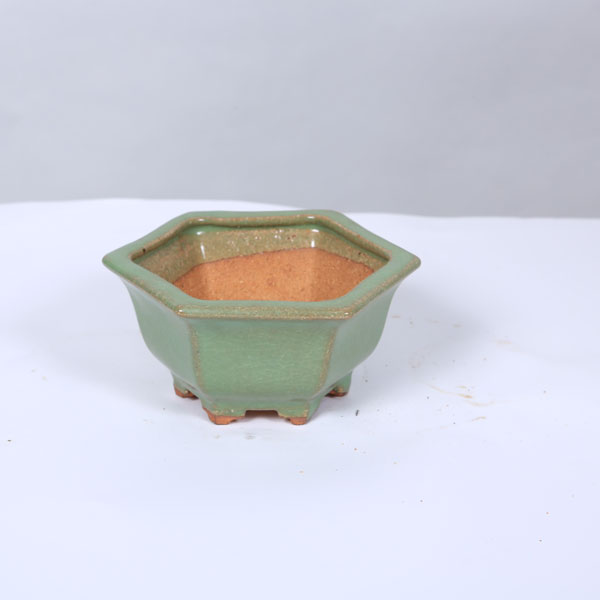 Rakuten - 鉢：服部　六角鉢　13cm【現品】*　資材