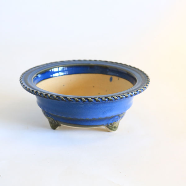 特価：国産縁付縄付丸鉢 24cm