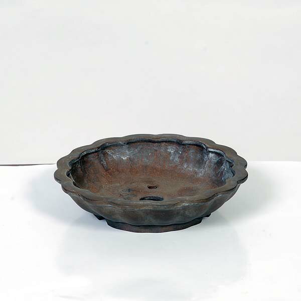 現代小鉢：流苑(りゅうえん）輪花鉢　13.5cm【現品】*Ryuuen