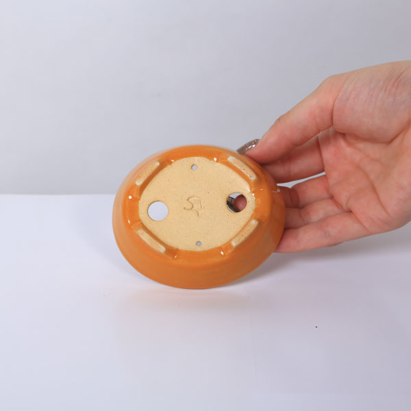 現代小鉢：昭山　楕円鉢【現品】*shouzan　8.8cm