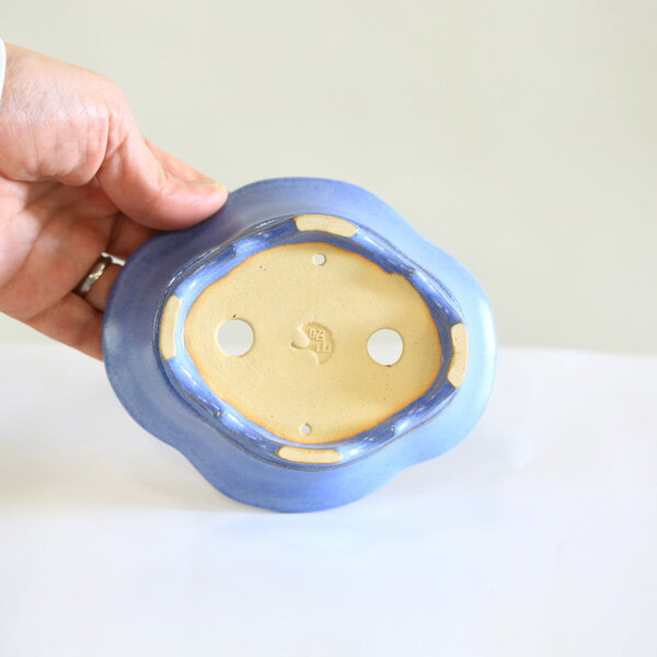 現代小鉢：昭山　足付モッコ鉢【現品】*shouzan　13.1cm