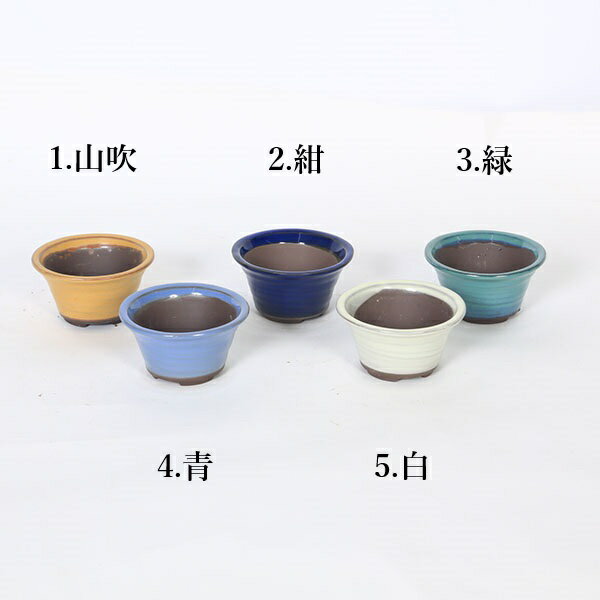 国産鉢：丸ソリ鉢　8.7cm（1958v）*資材