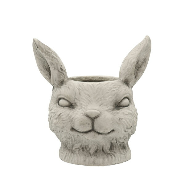 Rakuten - 雑貨 ガーデニング ポット 植木鉢：アニマルポット ラビット*うさぎ バニー ヴィンテージポット 資材