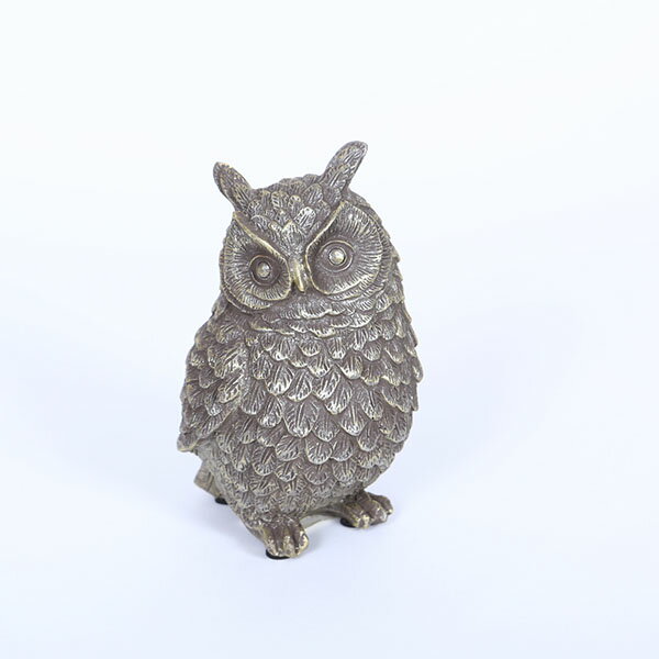 雑貨 置物 飾り インテリア ディスプレイ：ゴールド ふくろう*オウル フクロウ