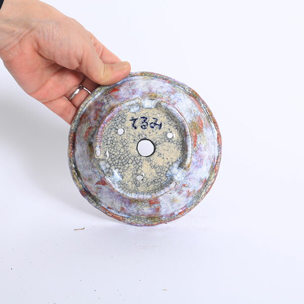 現代小鉢：越前文山(てるみ)　丸鉢　14.0cm【現品】*bunzan