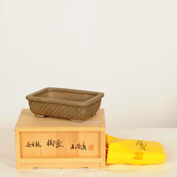 現代小鉢：陶雀　長方鉢『長方籠』【現品】*toujyaku　11.5cm