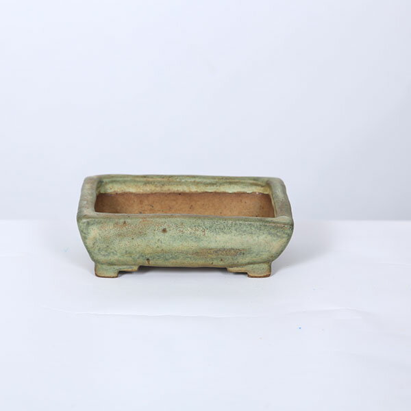 現代小鉢：天龍石仙　足付長方鉢【現品】*12.2cm　sekisen