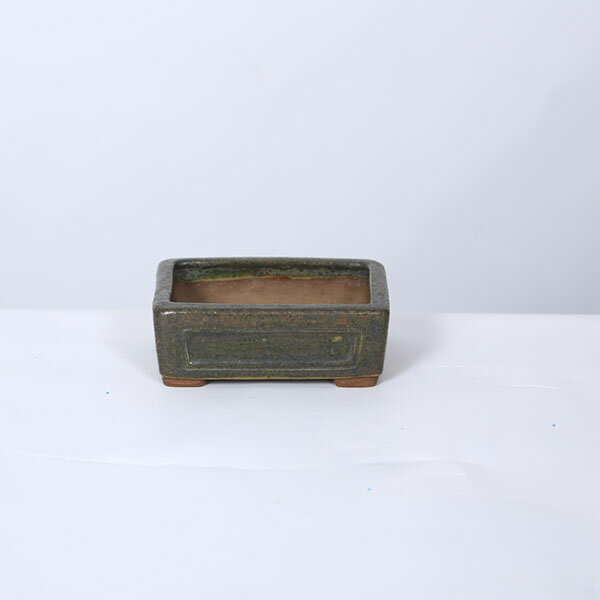 現代小鉢：天龍石仙　足付長方鉢【現品】*9.0cm　sekisen