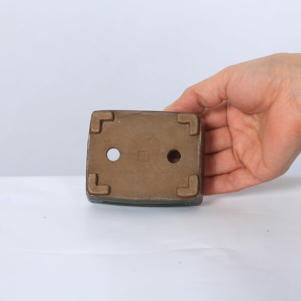 現代小鉢：天龍石仙　足付長方鉢【現品】*9.0cm　sekisen