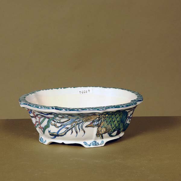 乐天商城 - 現代小鉢：祥石(二代目)　モッコ鉢　17.3cm【現】*資材