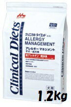 クリニカルダイエット アレルギーマネジメント（子犬・成犬用）1．2kg 魚 ポテト 低アレルゲン 療法食 食物不耐症 ク゛レインフリー ユッカ抽出物 無添加