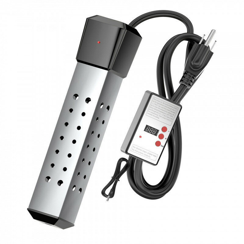 投げ込みヒーター プールヒーター 2000W ポータブルバケットヒーター 液浸ヒーター 浸水給湯器 浸漬湯..