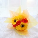 ひまわりソープフラワーブーケ ウェディング お祝い 卒業式 黄色 向日葵 結婚式 記念撮影 記念日 入園 卒園 発表会 退職 送別 出産祝い 前撮りアイテム 撮影 ヒマワリ バースデー ペットお供え お悔み 新築祝い