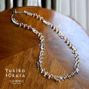 クォーツ ロングネックレス 水晶 ボリューム 天然石 ユキコ オオクラ ブランド レディース ジュエリー 送料無料